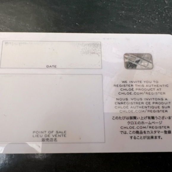 Chloé: Canvas & Black Leather Flap Biege with Gold & Leather Chain - Picture 7 of 14